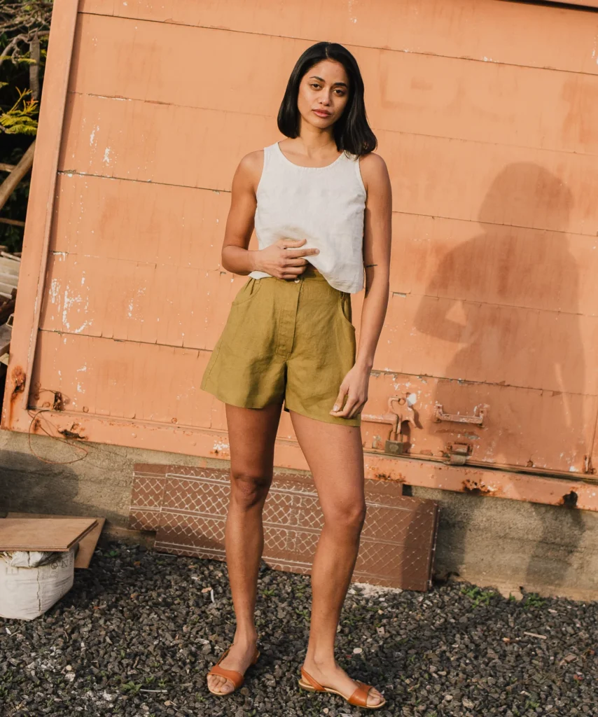 linen short